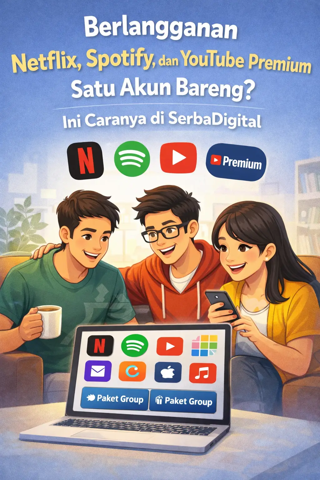 SerbaDigital, Solusi Cerdas Berlangganan Layanan Premium Tanpa Mahal
