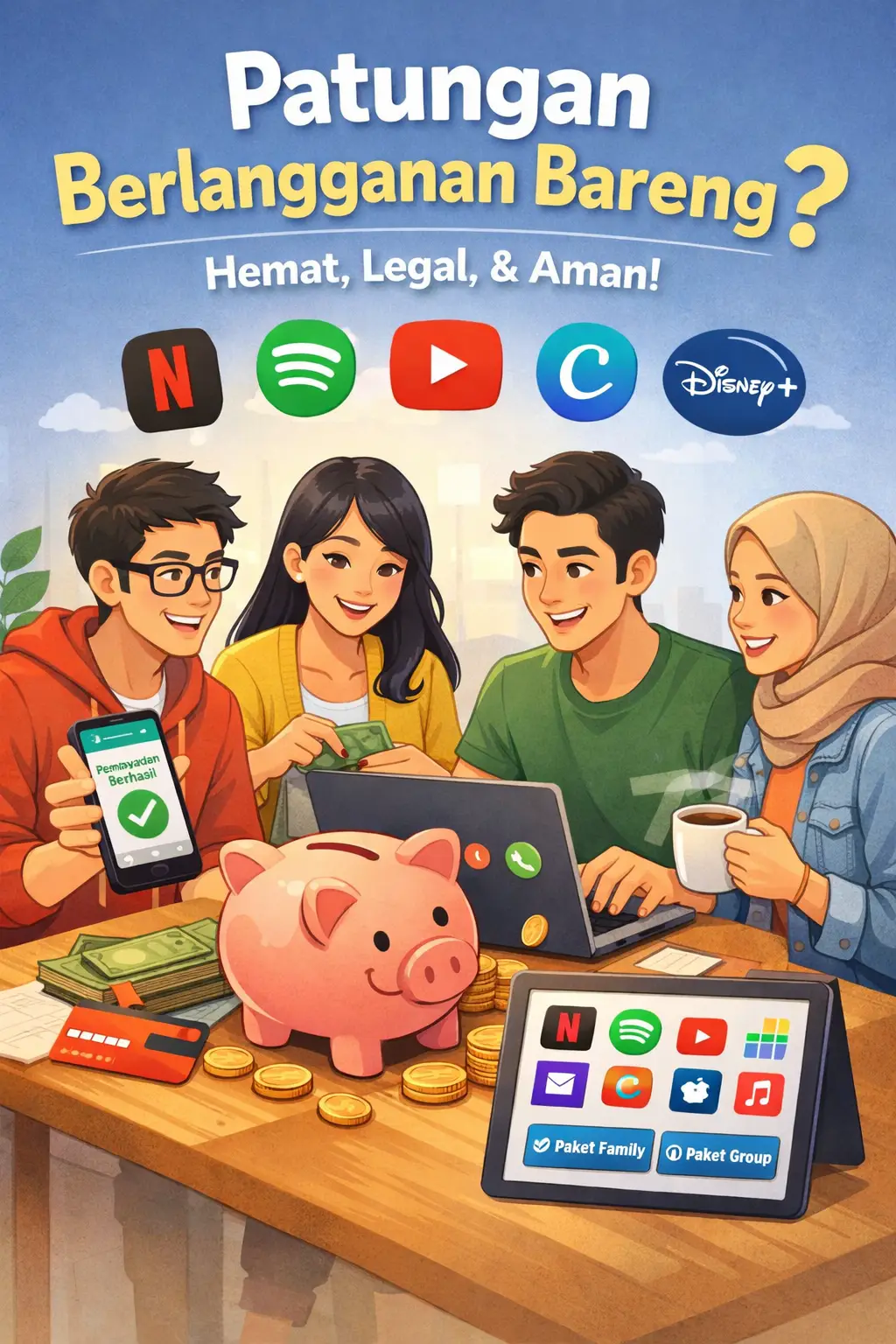 Kenapa Harus Patungan? 7 Alasan Berlangganan Bareng di SerbaDigital Lebih Hemat dan Legal